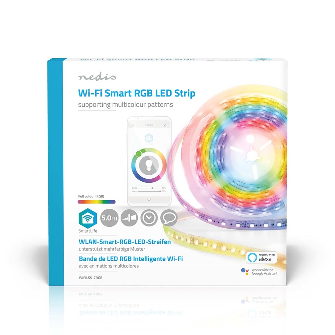Pametna LED traka NEDIS WIFILS51CRGB (Wi-Fi, RGB, 5 m)-11