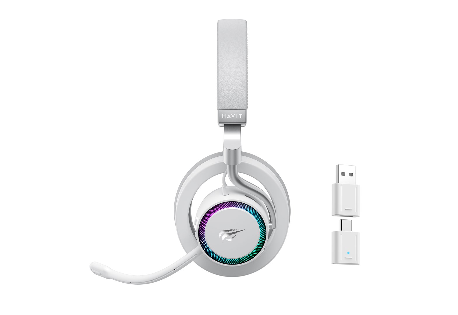 Slušalice HAVIT Fuxi-H8 (Bluetooth, mikrofon, bijela)-4