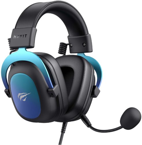 Slušalice HAVIT H2002U PRO (gaming, Bluetooth, mikrofon, crno-plave)-1