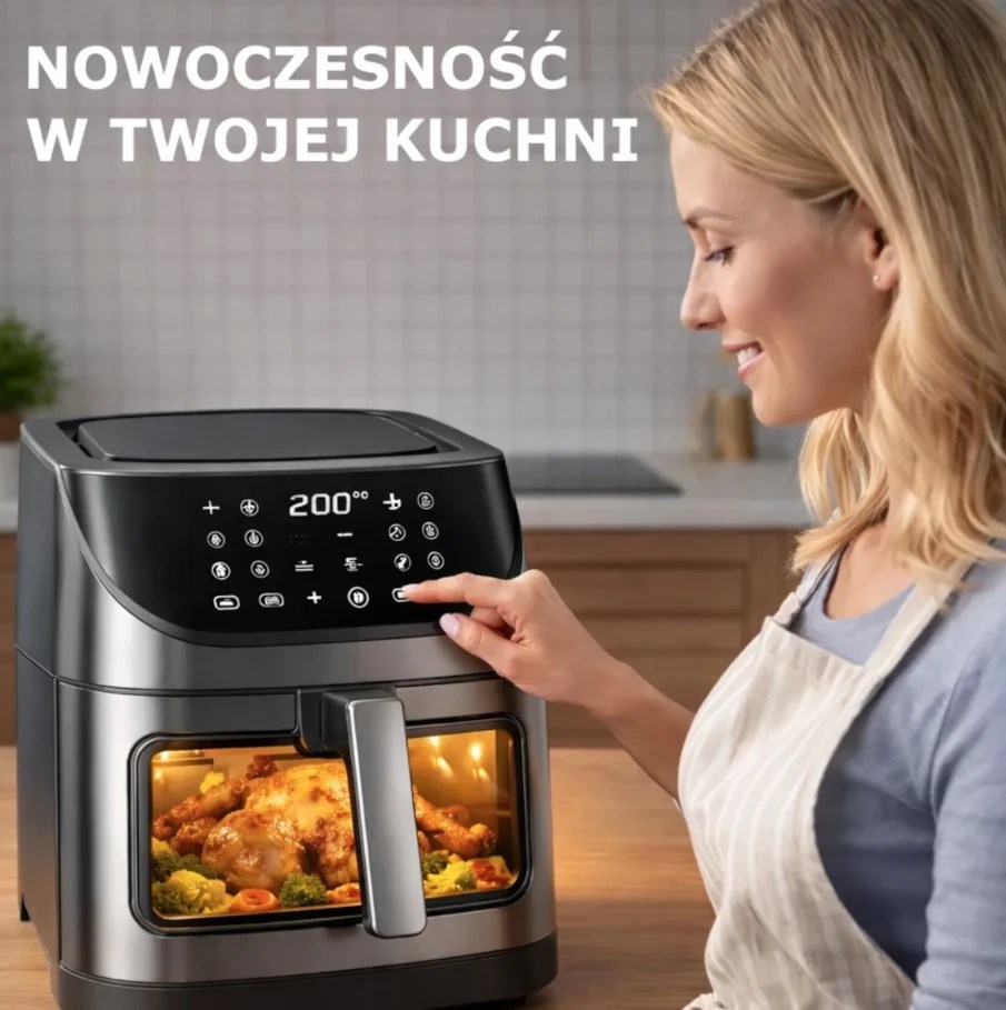 Friteza na vrući zrak EXTRALINK 8L 1800W-5