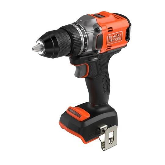 Aku udarna bušilica BLACK+DECKER 18V (2x 1.5Ah baterija, kofer) BDCHD18KB-QW