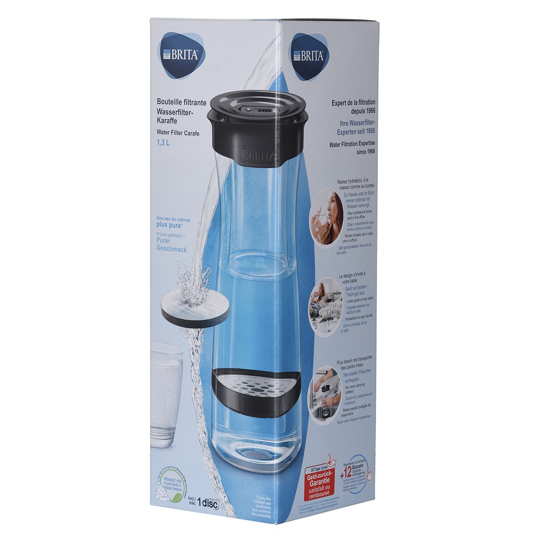 Bokal za filtriranje vode BRITA Fill&Serve Mind 1.3L crna boja-5