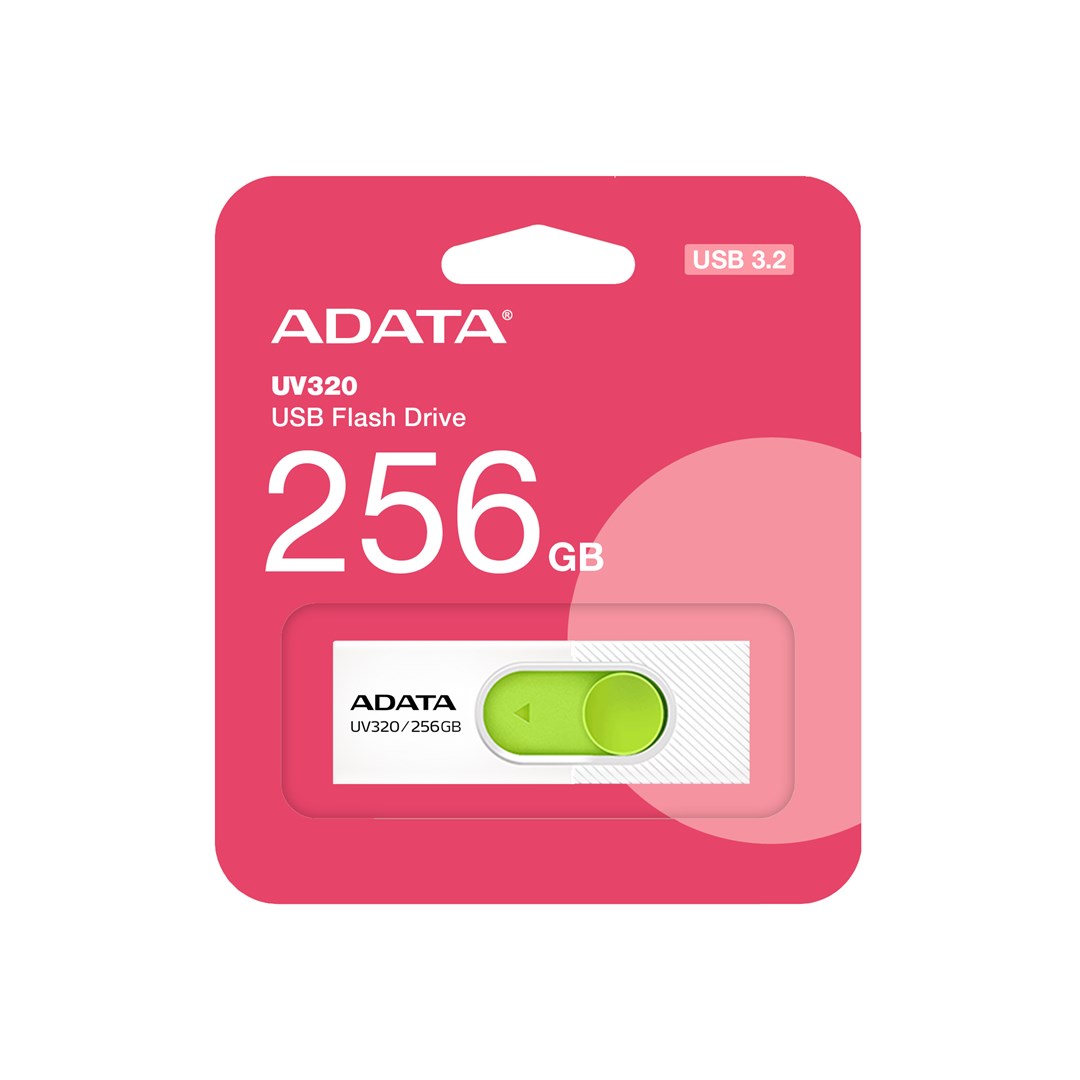 USB stick ADATA UV320 256GB (USB 3.2, zeleno-bijela boja)-2