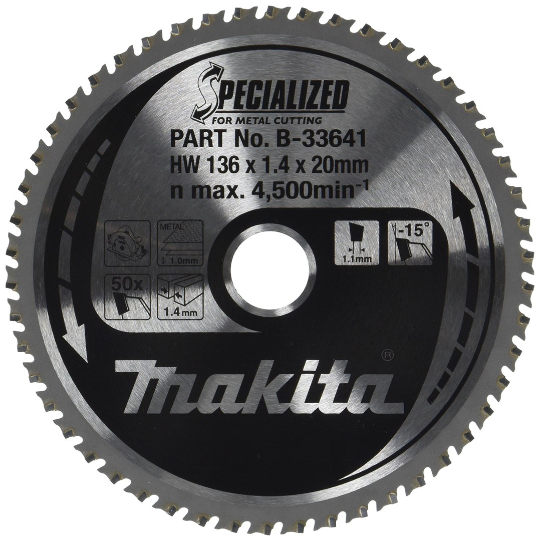 List za kružnu pilu MAKITA B-07353 (136x20mm, 50 zuba)-1