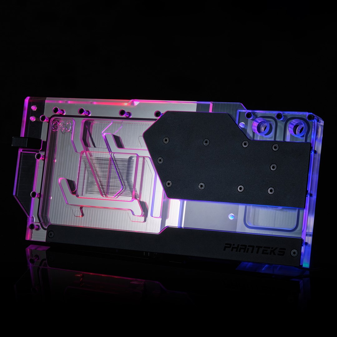 Vodeni blok PHANTEKS Glacier G40 za ASUS RTX 4090/4080 s backplateom, crna boja-4