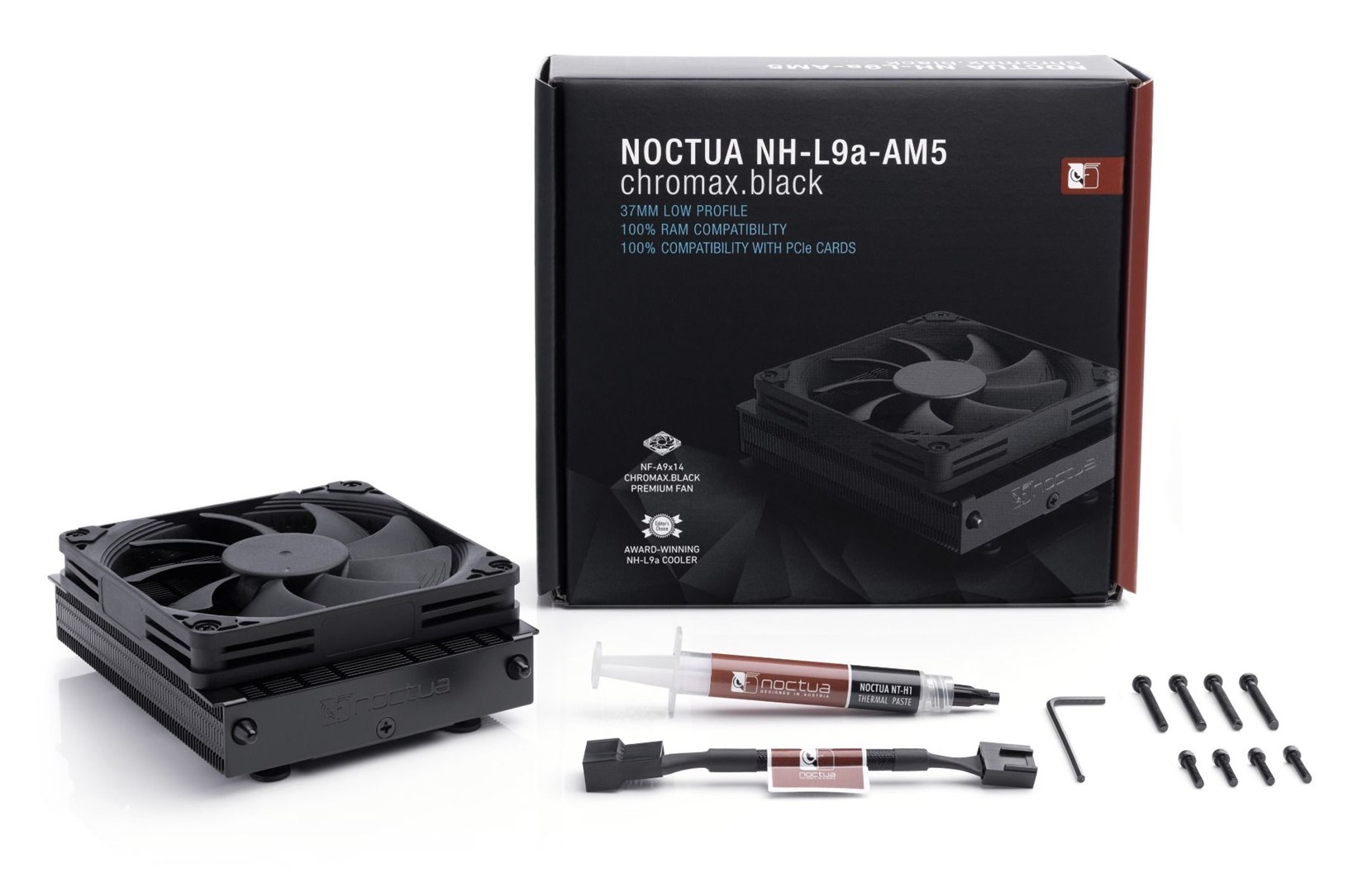 Hladnjak za procesor NOCTUA NH-L9A-AM5 chromax.black-3