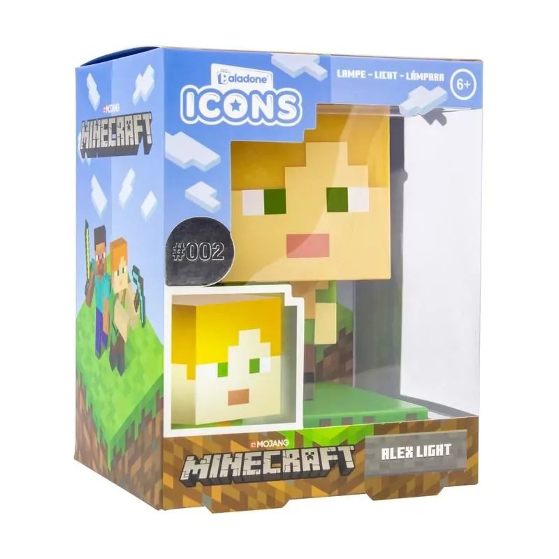 Svjetiljka PALADONE Minecraft Creeper Icon Light sa zvukom-1