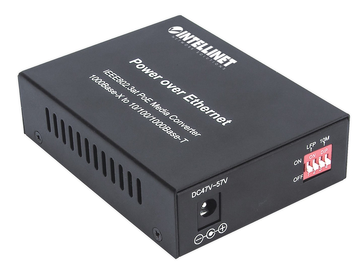INTELLINET Gigabitni PoE+ medijski konverter 508216 (1x RJ45, 1x SFP)-7