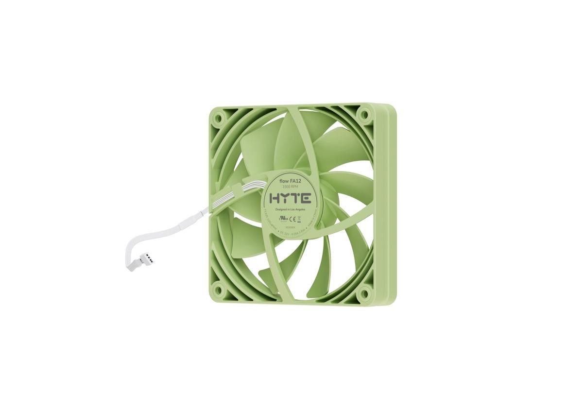 Ventilatori za kućište HYTE Flow FA12 (120mm, 4 komada) zelena boja-0