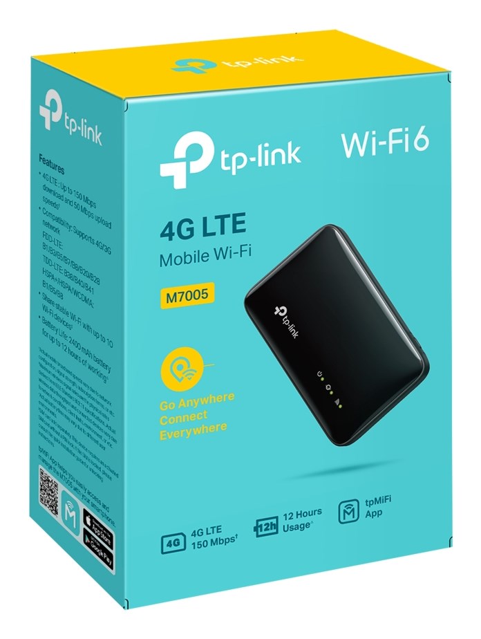 Prijenosni 4G LTE Wi-Fi router TP-LINK M7005-4
