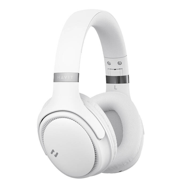 Slušalice HAVIT H630BT (Bluetooth, mikrofon, 55h baterija, 3.5mm, bijela)-3
