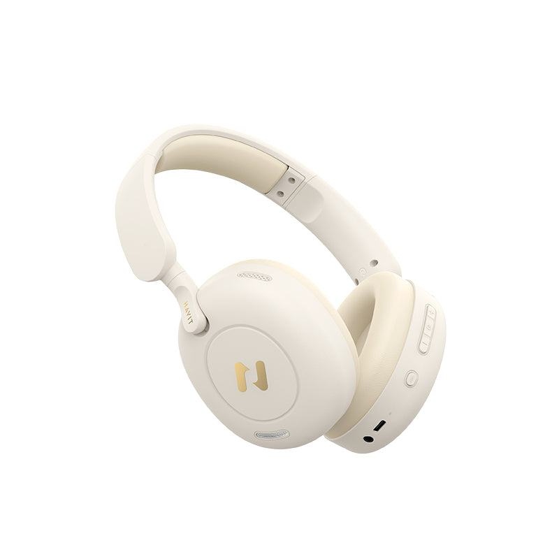Slušalice HAVIT H655BT PRO (Bluetooth, ANC, mikrofon, 76h baterija, 3.5mm, Bež)-1