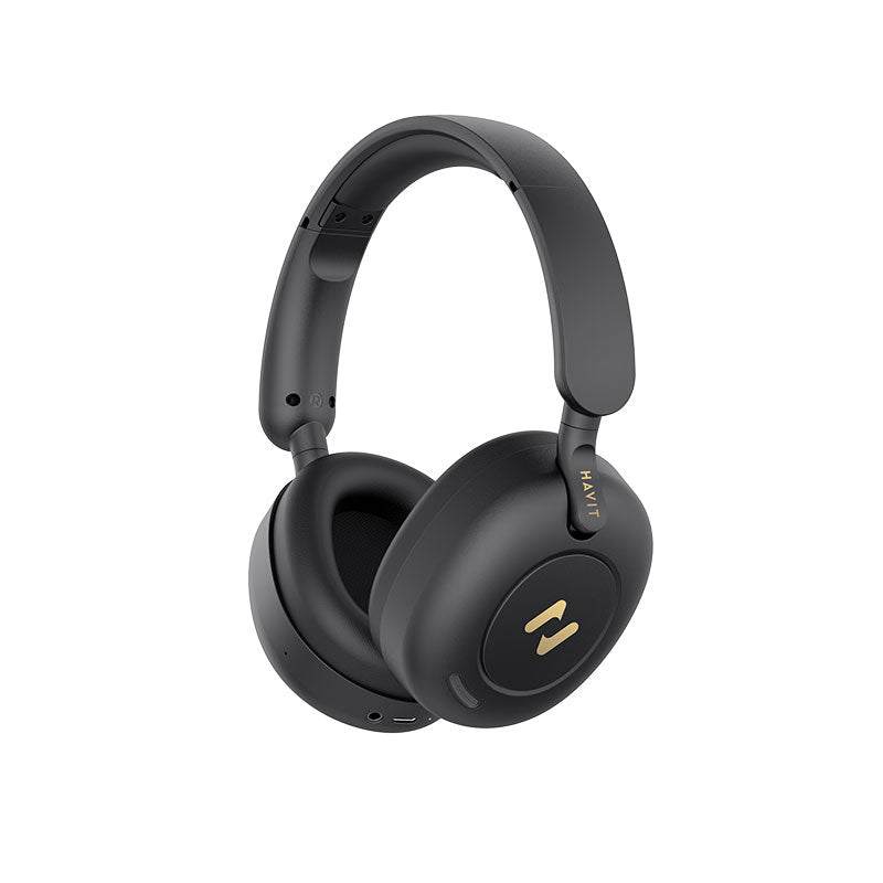 Slušalice HAVIT H655BT PRO (ANC, Bluetooth, 80h baterija, 3.5mm, crne)