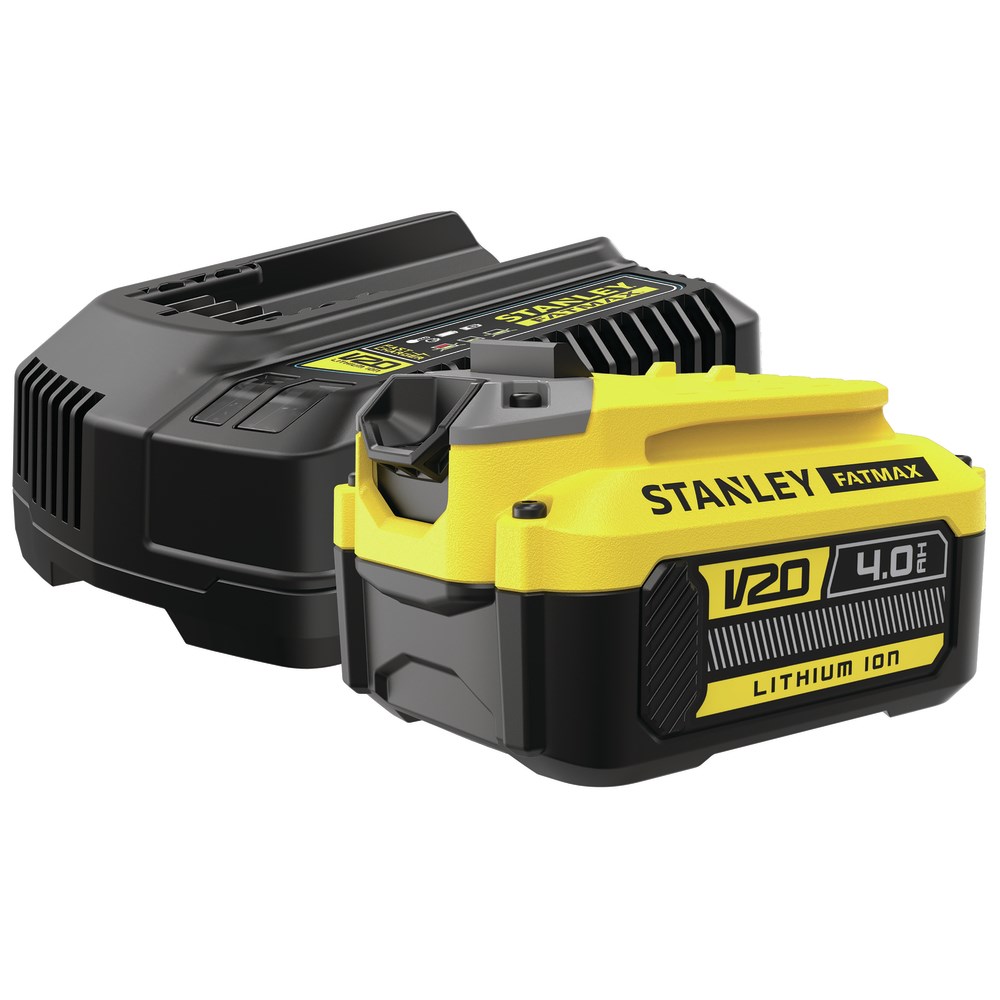 Stanley FATMAX V20 SFMCB14M1-QW set baterije (18V, 4.0Ah) i punjača-0