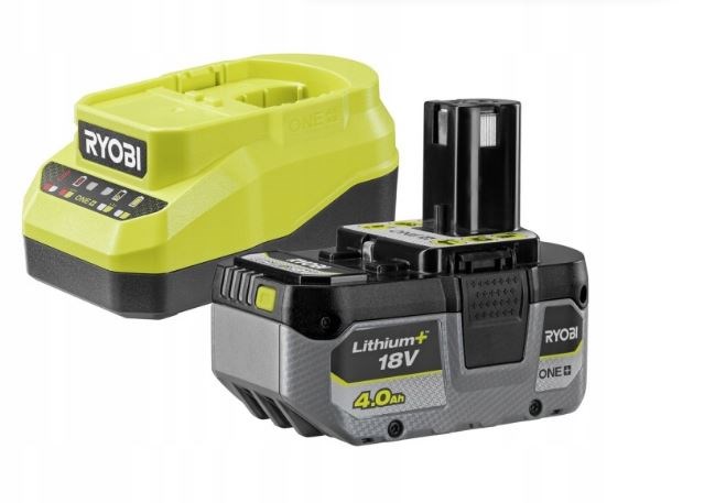 Set RYOBI akumulator 18V 4.0Ah + punjač RC18120-140X