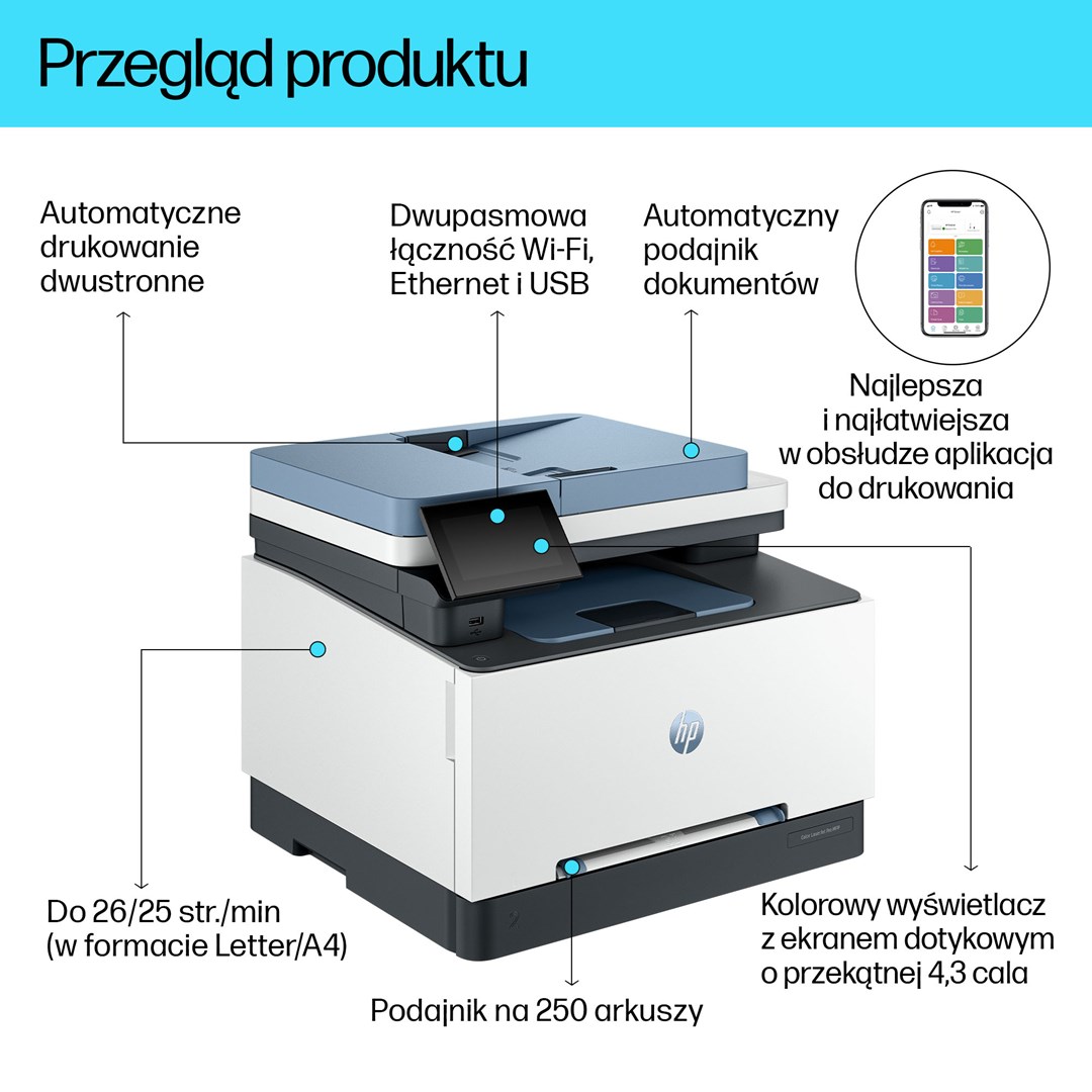 Multifunkcijski printer HP LaserJet Pro 3302fdw (laserski, u boji, ispis/kopiranje/skeniranje/fax, duplex, Wi-Fi)-10