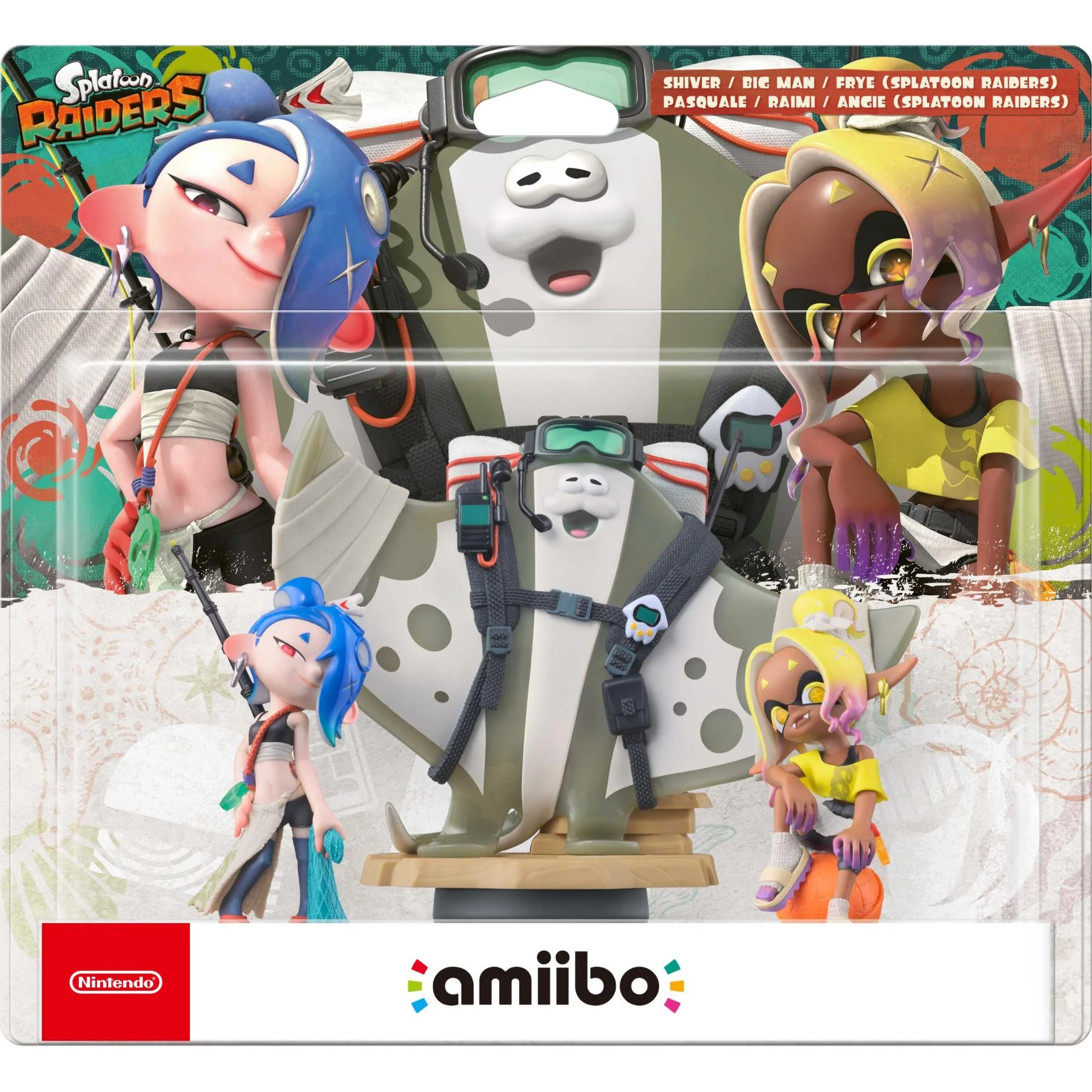 Amiibo figura NINTENDO Splatoon 3 Deep Cut 3-pack (Shiver, Frye, Big Man), NFC PRERODER