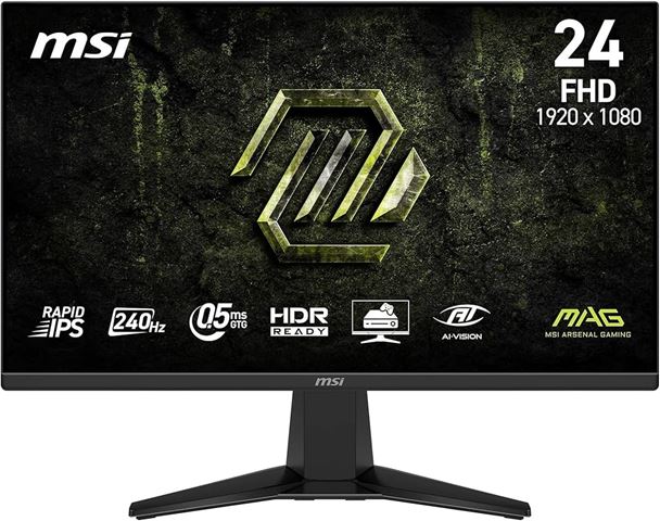 Monitor MSI MAG 245F X24 23.8" (IPS, Full HD, 240Hz, 0.5ms)-0