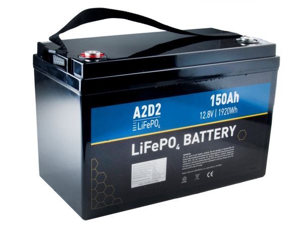 Avacom A2D2 LiFePO4 baterija, 12.8V 150Ah, M8