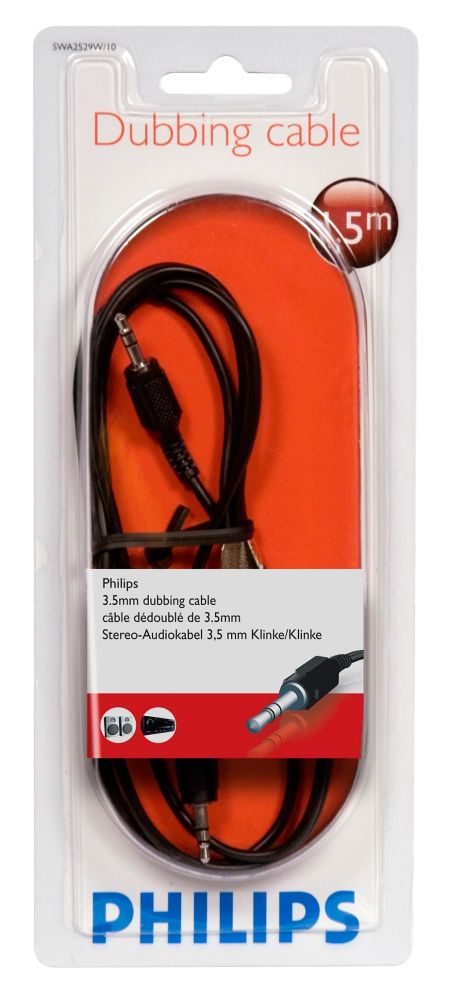 Philips 3.5mm (M) na 3.5mm (M) 1.5m stereo SWA252