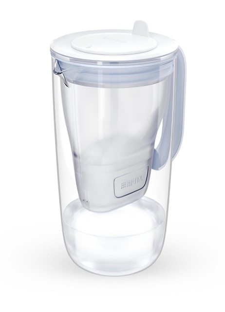 BRITA Glass+ stakleni vrč za filtriranje vode 2.5L plavi + 2 MaxtraPro patrone-1