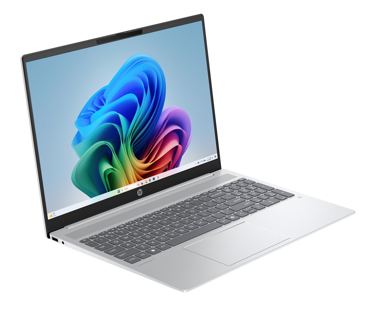 Laptop HP OmniBook 5 16-ag1030nw (16", IPS, 2K, AMD Ryzen AI 7 350, 24GB, 512GB SSD, AMD Radeon 860M, Windows 11, Non-HR tipkovnica, Glacier Silver)-1