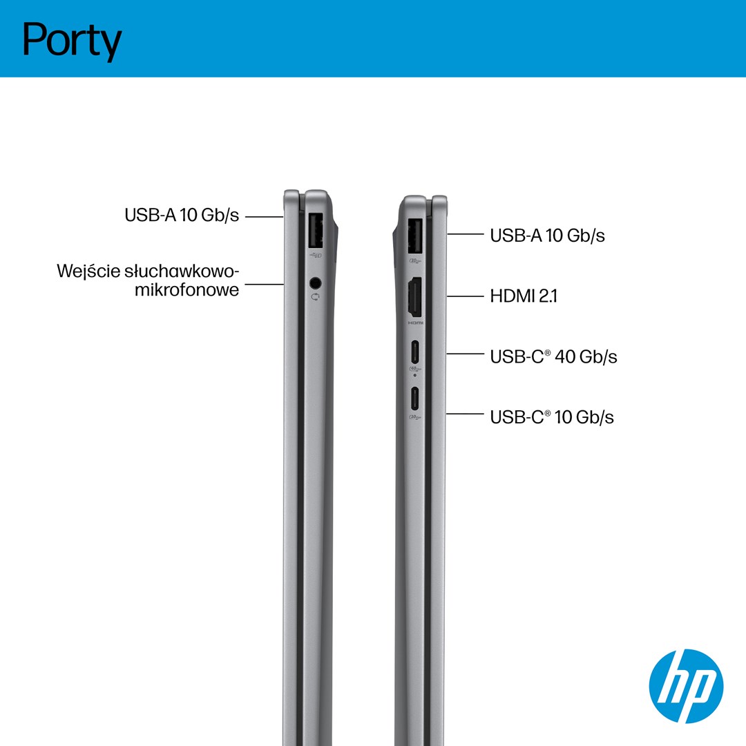Laptop HP OmniBook X Flip 16-ar0016nw (16", Touch OLED, 2K, AMD Ryzen AI 5 340, 16GB, 1TB SSD, AMD Radeon 840M, Windows 11, Non-HR tipkovnica, Meteor Silver)-5