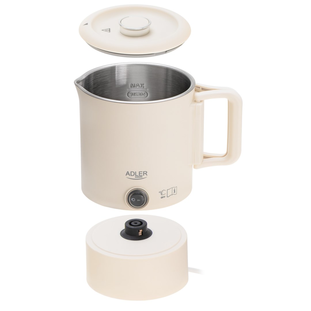 Kuhalo za vodu ADLER AD 1388b (1.0 L, 1200 W), bež boja-10
