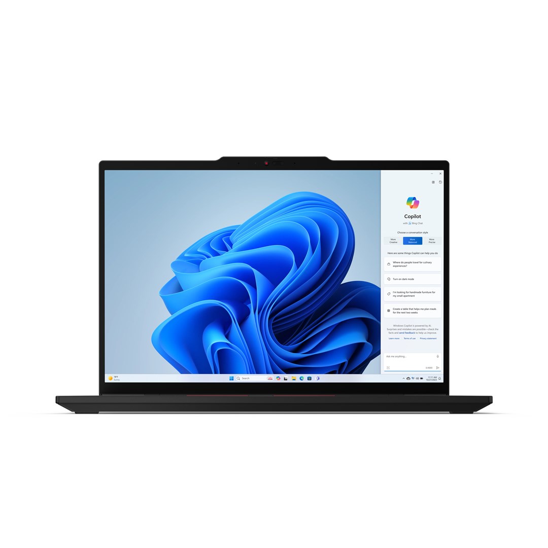 Laptop LENOVO ThinkPad T14s Gen 5 (14", IPS, WUXGA, Intel Core Ultra 5 135U, 16GB, 512GB SSD, Intel Arc Graphics, Windows 11 Pro, Non-HR tipkovnica, Crna)-1