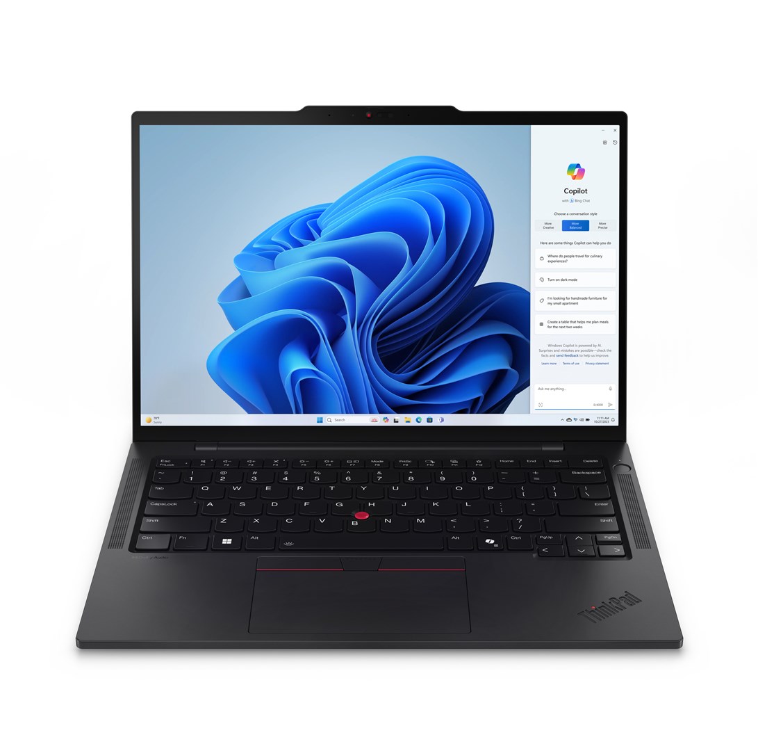 Laptop LENOVO ThinkPad T14s Gen 5 (14", IPS, WUXGA, Intel Core Ultra 5 135U, 16GB, 512GB SSD, Intel Arc Graphics, Windows 11 Pro, Non-HR tipkovnica, Crna)