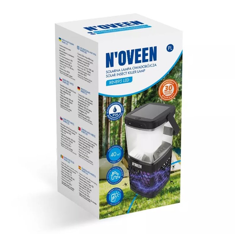 Solarna LED lampa protiv insekata N'OVEEN IKN895-2