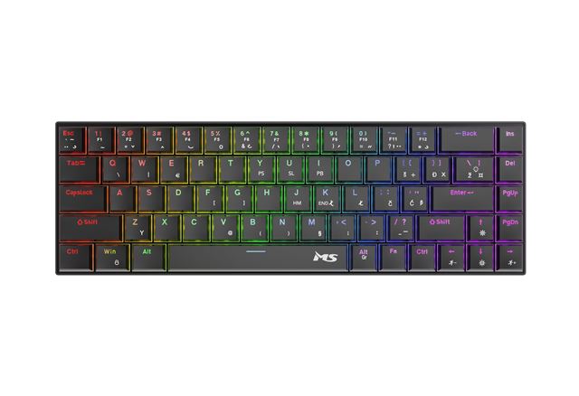 Mehanička gaming tipkovnica MS ELITE K-702C, Red Switch, RGB