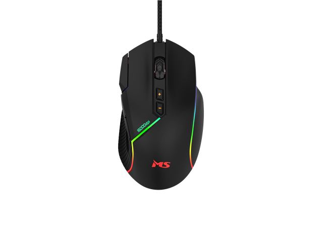 Gaming miš MS NEMESIS T-104C žičani, 16000 DPI, RGB