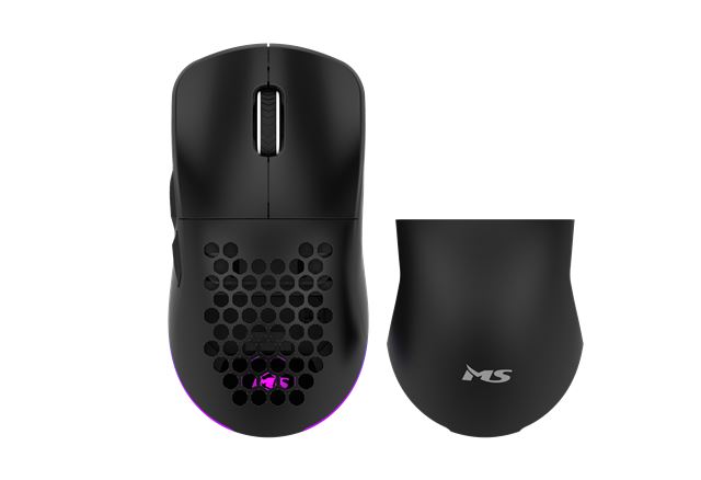 Gaming miš MS NEMESIS T-106WBC bežični crna boja-0