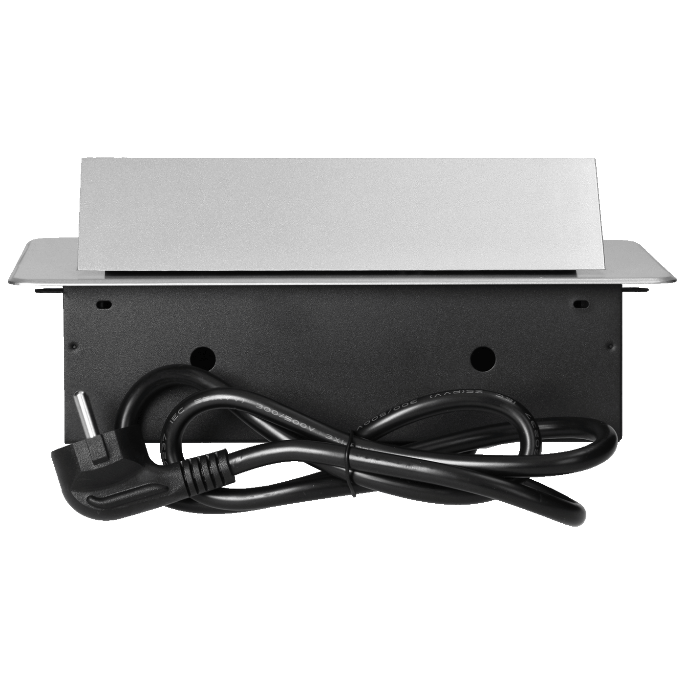 Orno OR-GM-9033(GS)/G ugradbeni produžni kabel, 3x Schuko, grafitni-2