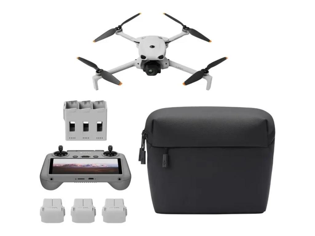 Dron DJI Lito X1 Fly More Combo (DJI RC 2) (1/1.3" CMOS, 4K HDR, do 36 min leta, 42 GB, siva boja)-8