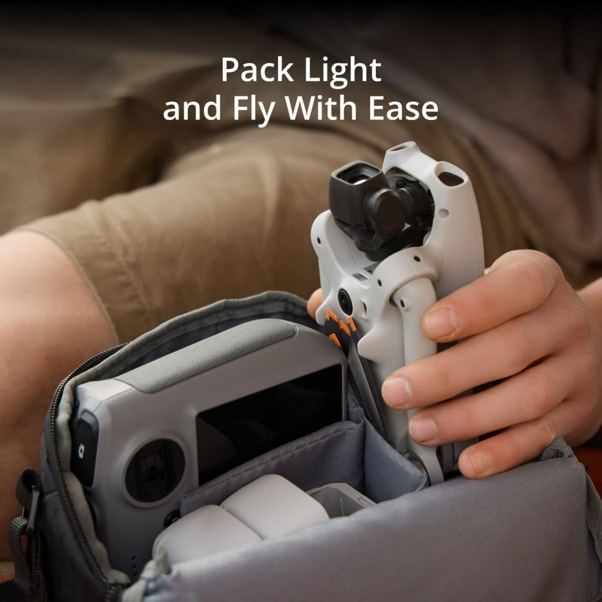 Dron DJI Lito X1 Fly More Combo (DJI RC 2) (1/1.3" CMOS, 4K HDR, do 36 min leta, 42 GB, siva boja)-6