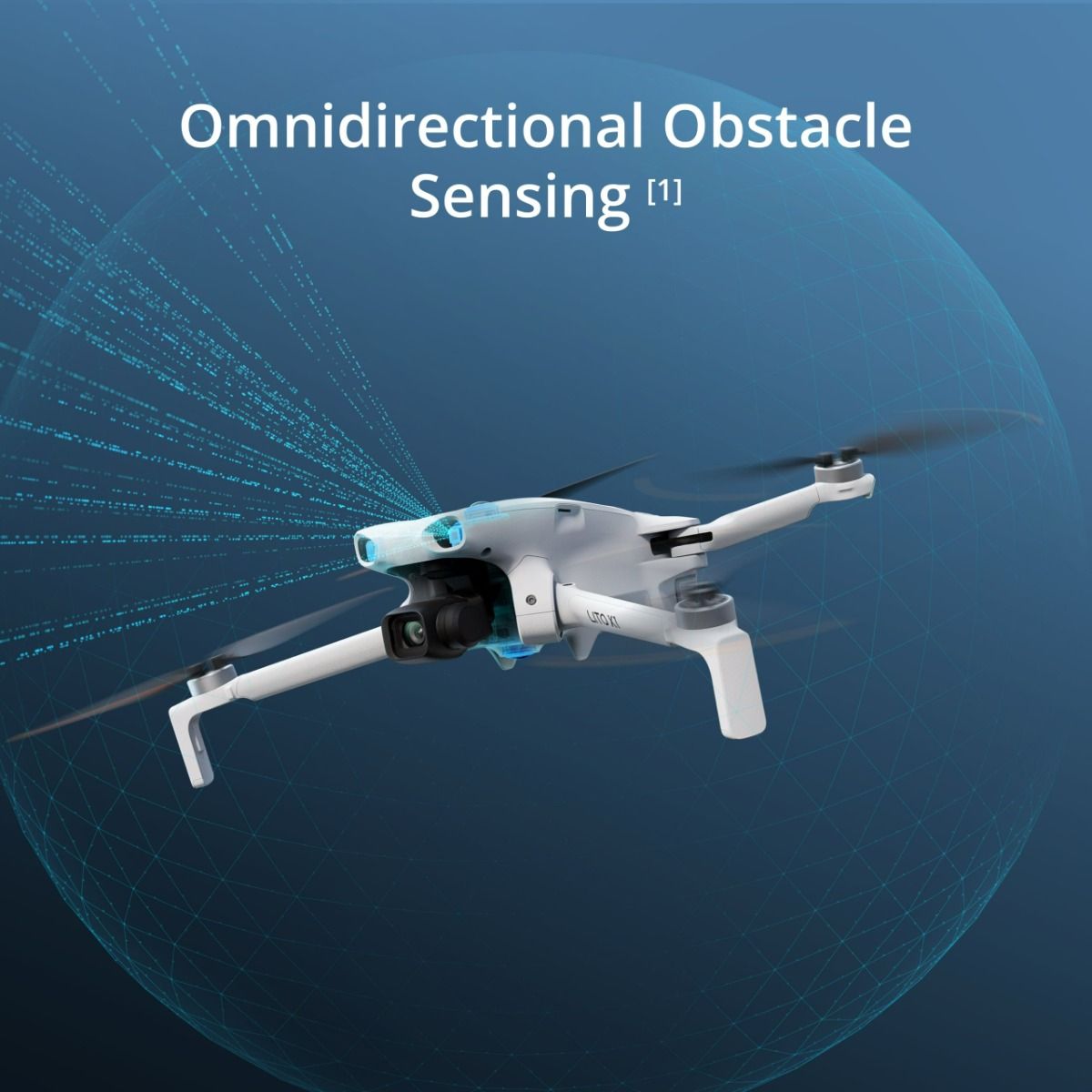 Dron DJI Lito X1 Fly More Combo Plus (DJI RC 2) (1/1.3" CMOS, 4K HDR, do 52 min leta, 42 GB, siva boja)-6