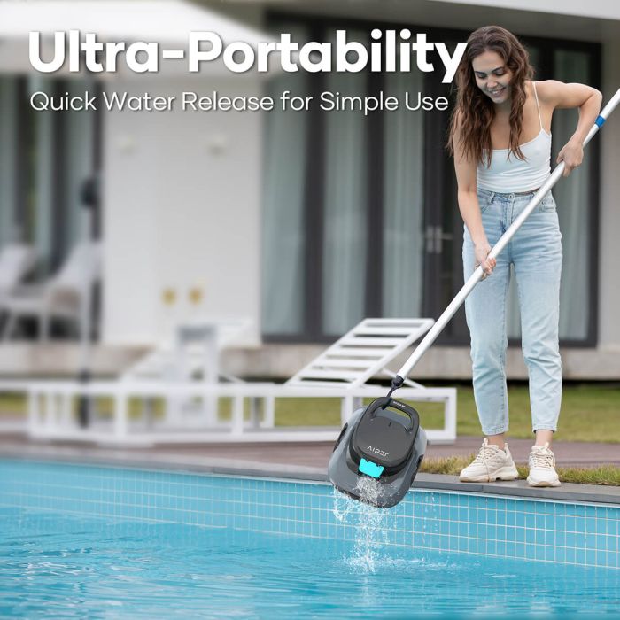 Robotski čistač bazena AIPER Scuba SE (do 80 m², 90 min baterija, 75 L/min)-4