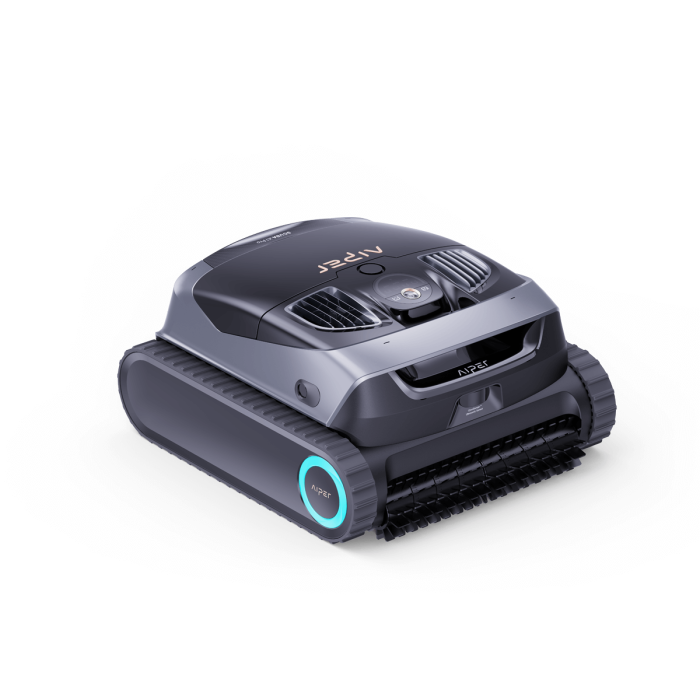 Robot za čišćenje bazena AIPER Scuba X1 Pro (do 200 m², 6600 GPH, 180 min, Wi-Fi, siva boja)-1