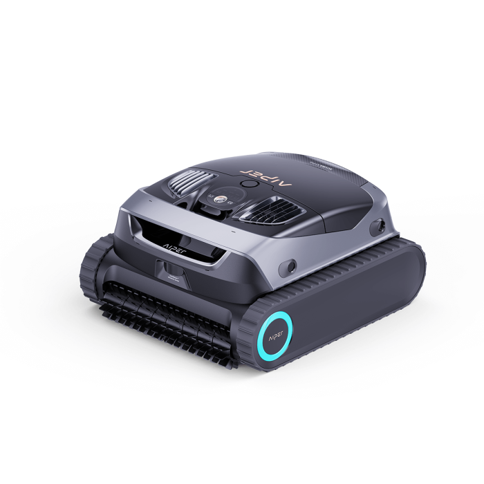 Robot za čišćenje bazena AIPER Scuba X1 Pro (do 200 m², 6600 GPH, 180 min, Wi-Fi, siva boja)
