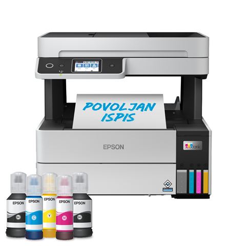 Multifunkcijski printer EPSON EcoTank L6490 (tintni, u boji, ispis/kopiranje/skeniranje/fax, A4, 37 ppm, ADF, duplex)