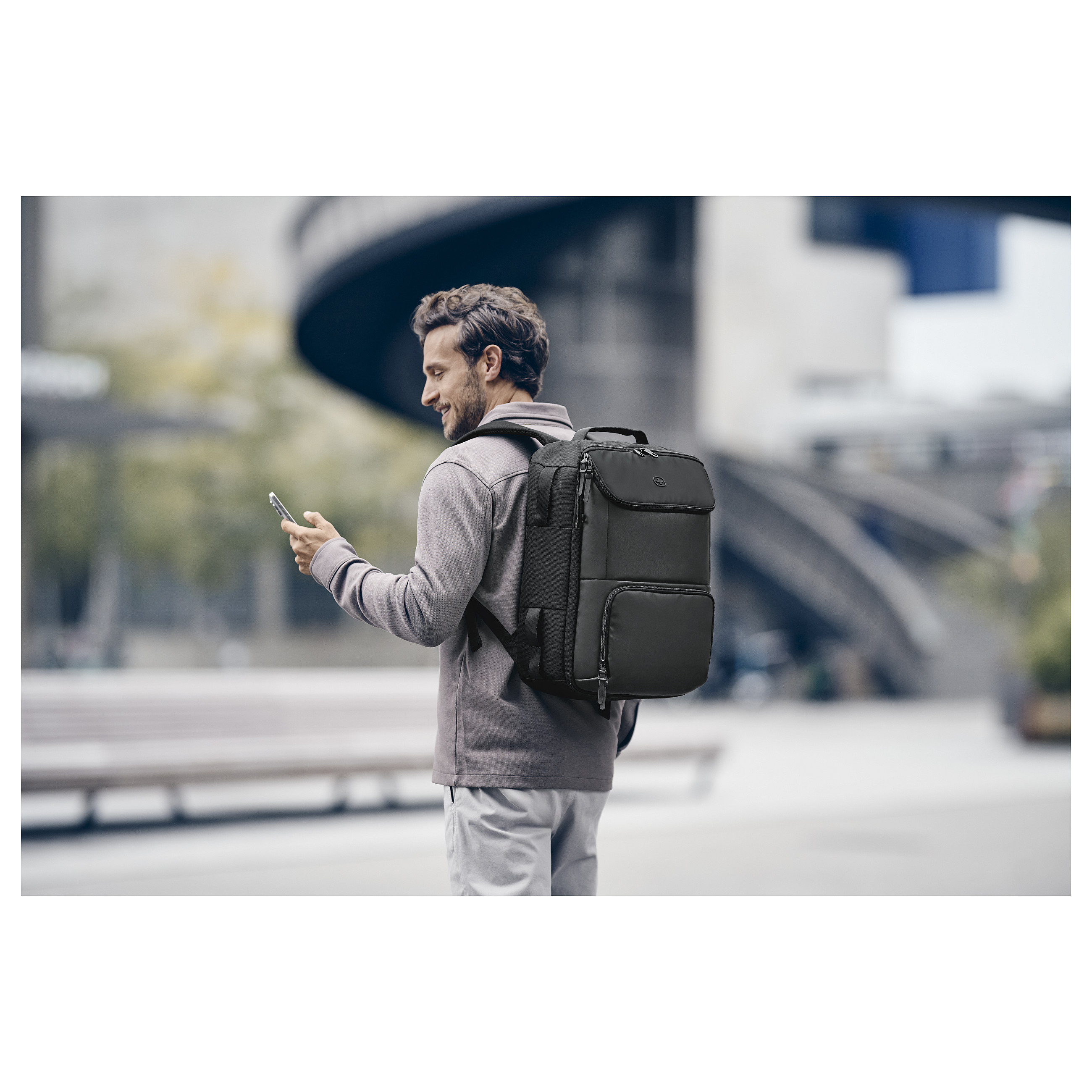 Ruksak za prijenosno računalo WENGER UrbanOne Travel 15.6" crna boja-11