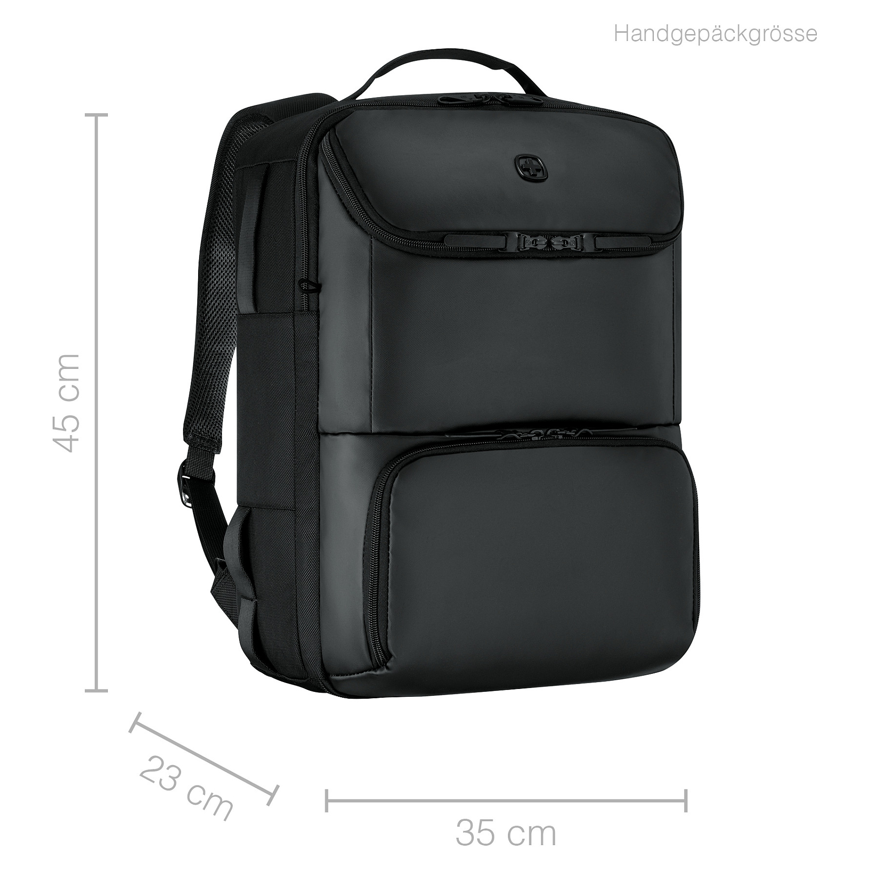 Ruksak za prijenosno računalo WENGER UrbanOne Travel 15.6" crna boja-12
