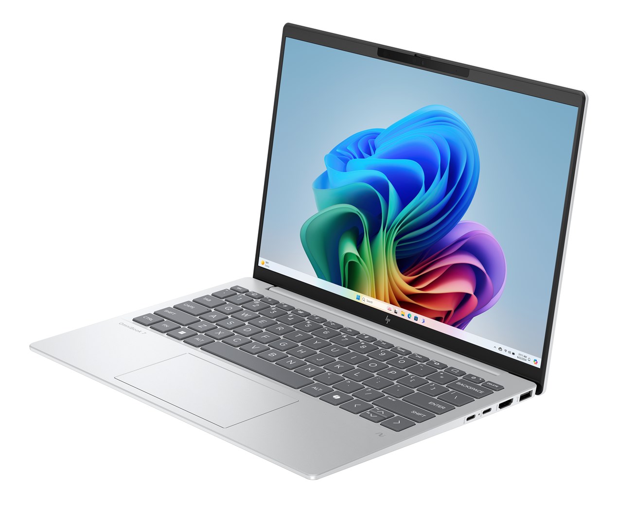 Laptop HP OmniBook 7 Aero 13-bg1218nw (13", IPS, WQXGA, AMD Ryzen 5 AI 340, 16GB, 512GB SSD, AMD Radeon 840M, Windows 11, Non-HR tipkovnica, Ice Silver)-4