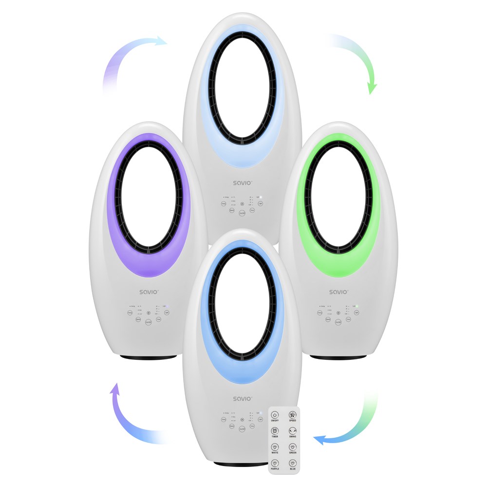 Savio AD-03 household fan White-6