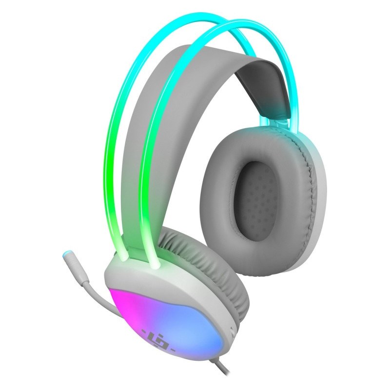 Slušalice DEFENDER Eclipse RGB (Žično, mikrofon, USB-A, Bijela)-4