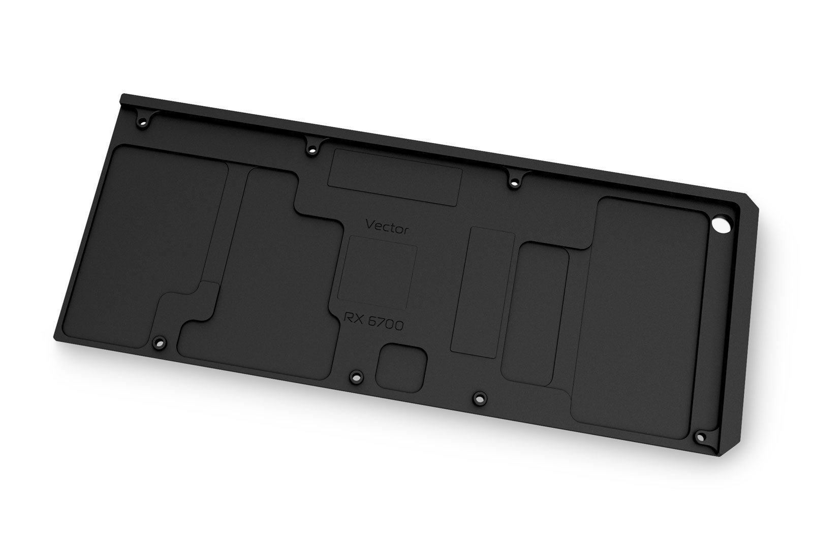 Stražnja ploča EK WATER BLOCKS Quantum Vector RX 6700XT Backplate crna boja-1