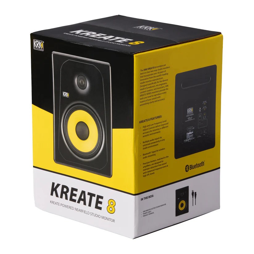 Aktivni studijski monitor KRK Kreate 8 TWS crna boja-2