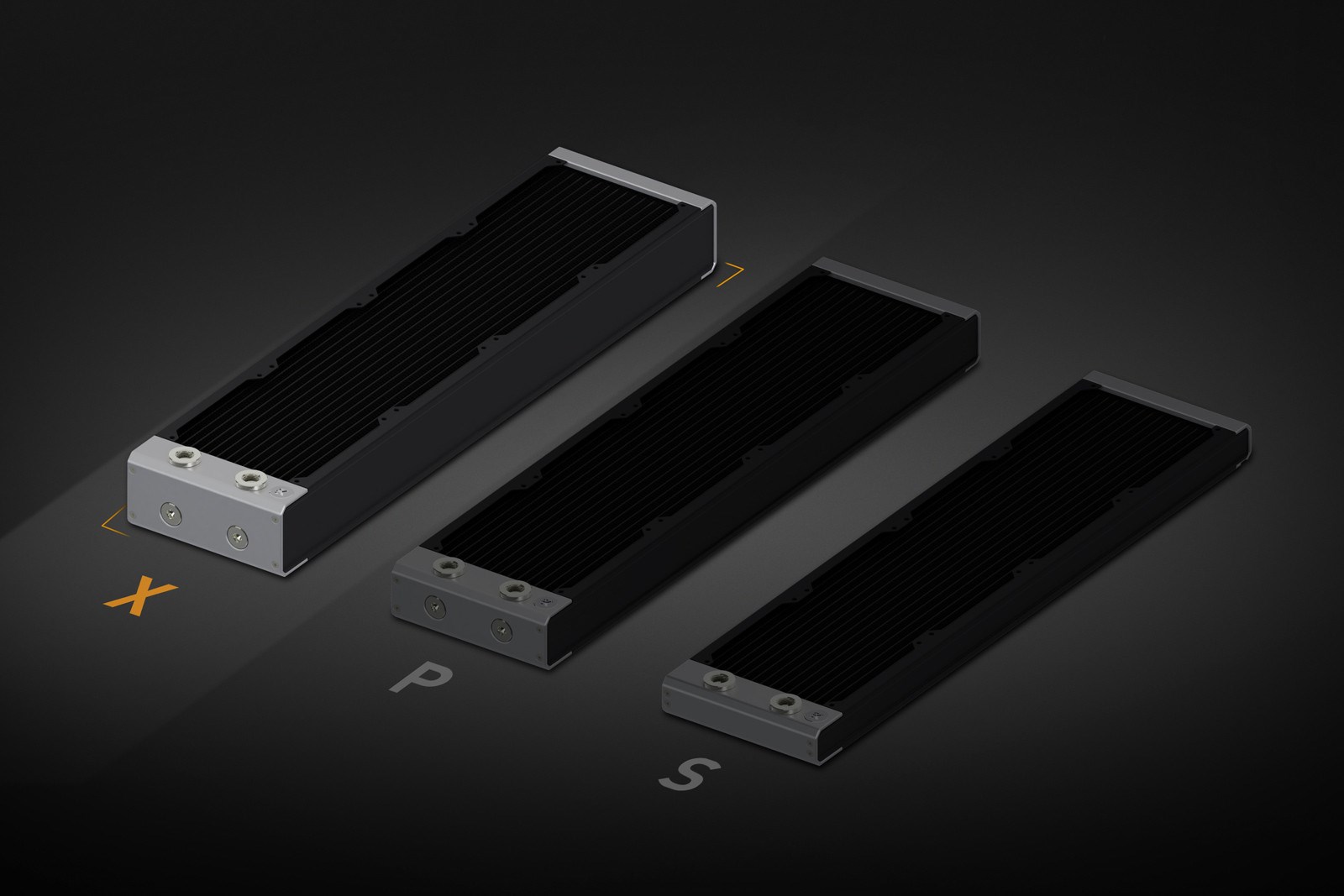 Radijator za vodeno hlađenje EK WATER BLOCKS Quantum Surface X360M, 360mm, crna boja-4